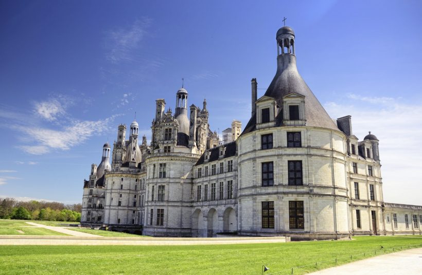 Chateau de Chambord, one of the most recognizable castles in the Loire Valley, France